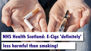 NHS Health Scotland: E-cigs 'definitely' less harmful than smoking
