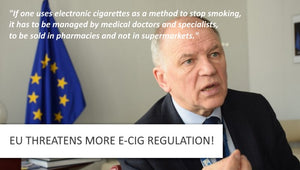 EU Threaten More eCig Regulation - Only Pharmacists Should Sell Them!