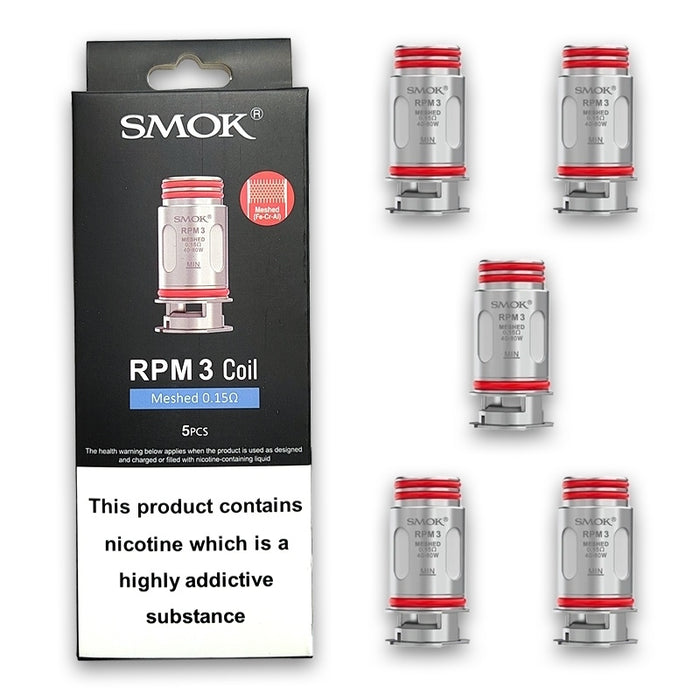 Smok RPM 3 Coils Meshed 0.15ohm (5-Pack)