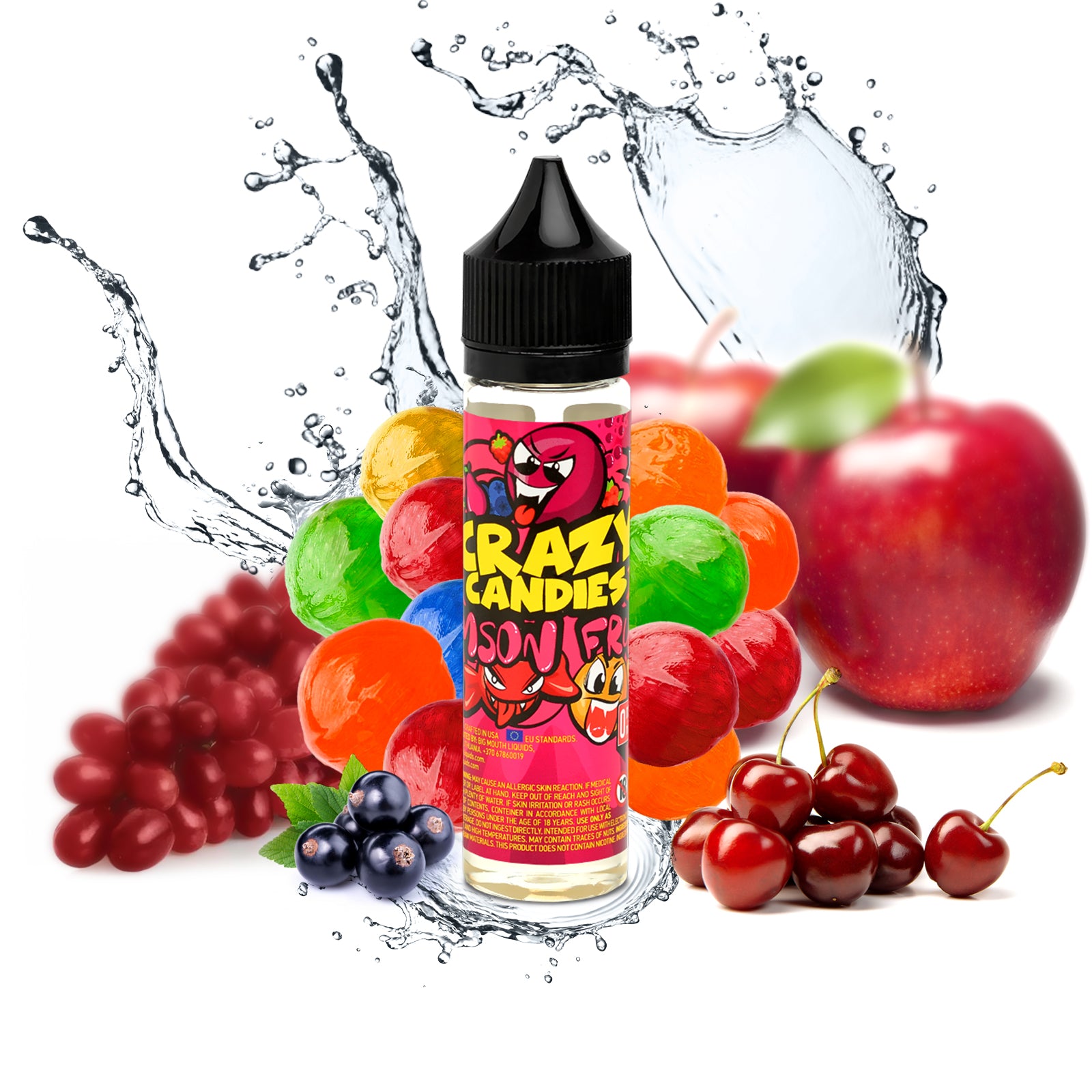 Crazy Candies by Big Mouth 0mg 60ml Shortfill (70VG/30PG)