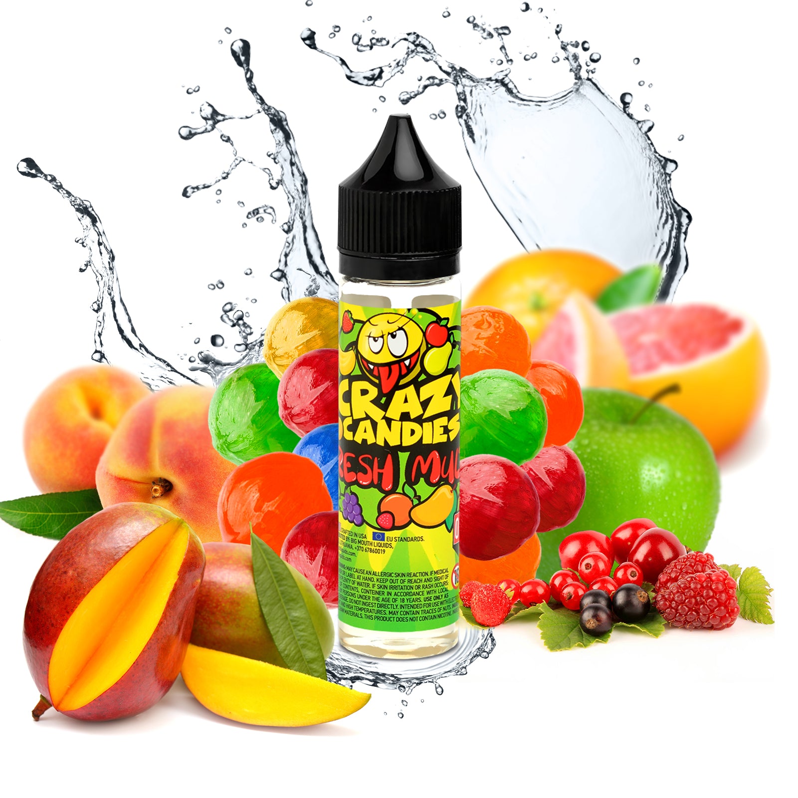 Crazy Candies by Big Mouth 0mg 60ml Shortfill (70VG/30PG)