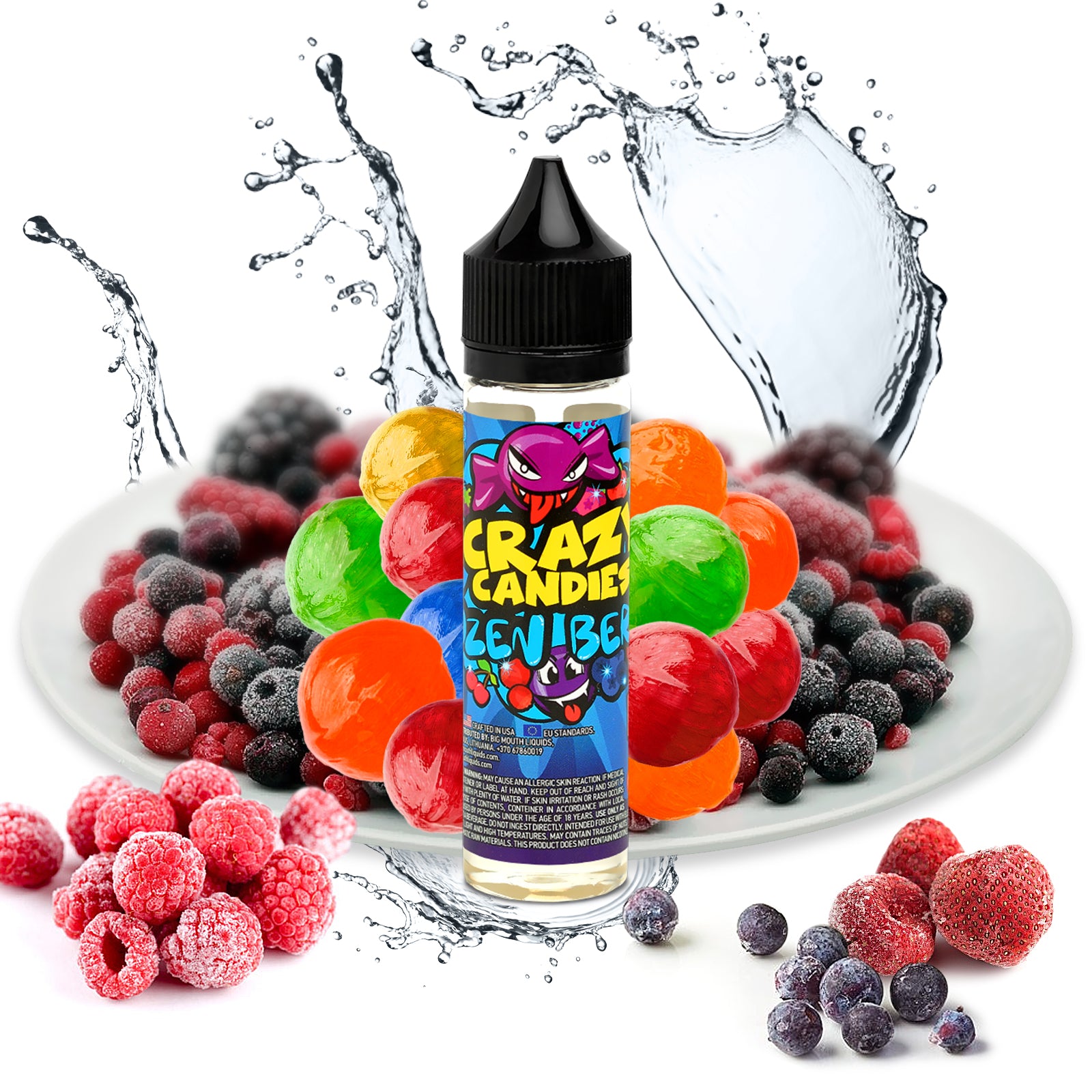 Crazy Candies by Big Mouth 0mg 60ml Shortfill (70VG/30PG)