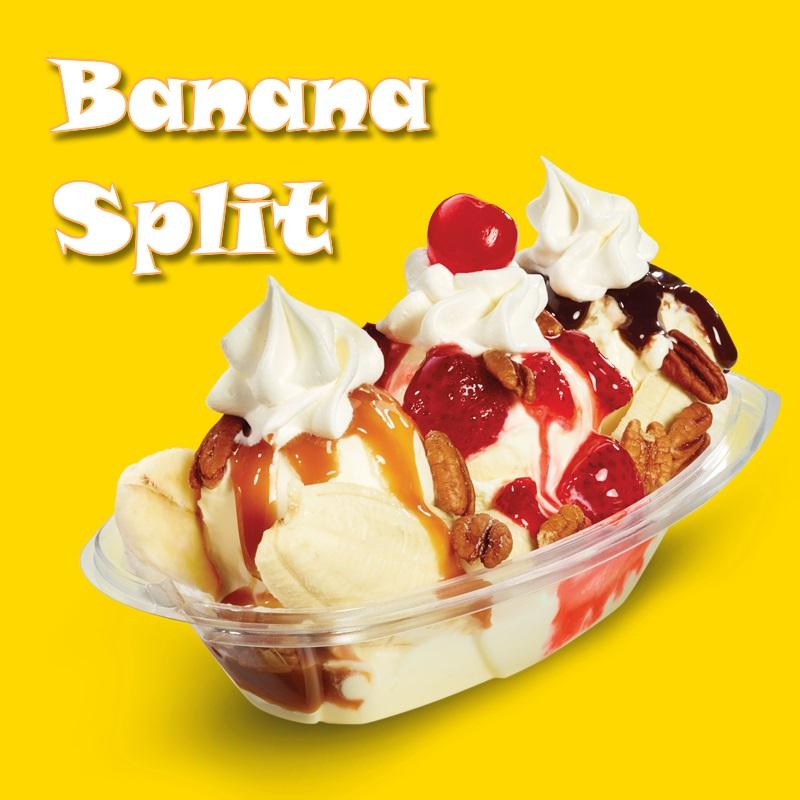 Banana Split - 100ml bottle of e liquid made in the UK