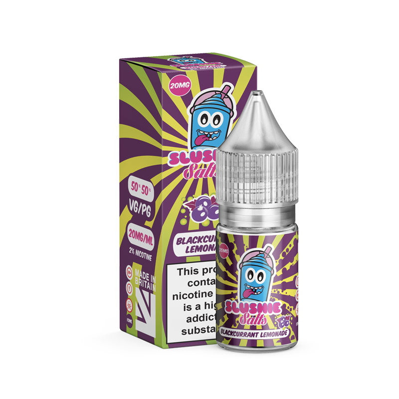 Slushie Nic Salt - Blackcurrant Lemonade Slush (10ml)