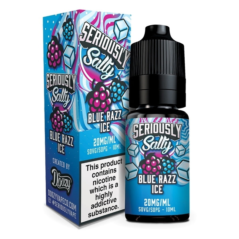 Seriously Salty - Blue Razz Ice (10ml Nic Salt)