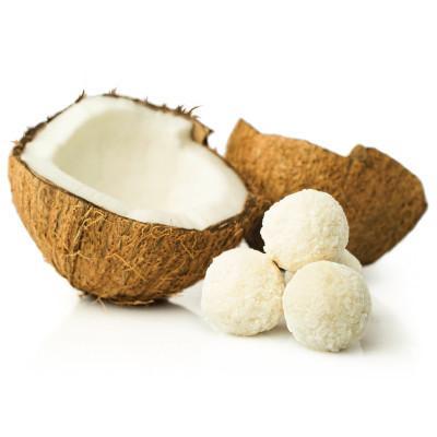  A bottle of Coconut Candy flavoured eliquid made in the UK