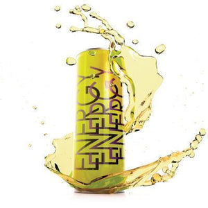  A bottle of Energy Drink flavoured eliquid made in the UK