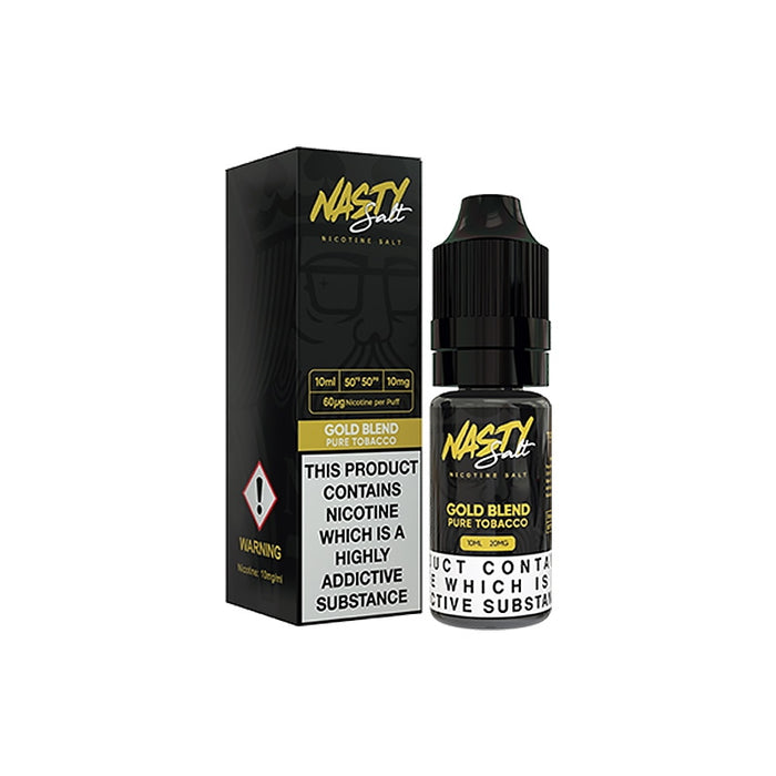 Nasty Juice Salts Tobacco Series - Gold Blend (10ml)