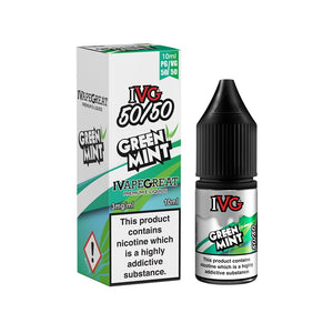 IVG 50:50 Range - Green Mint (10ml)