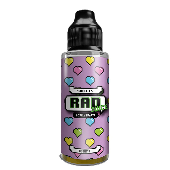 RAD Juice Sweets - Lovely Hearts (100ml Shortfill)