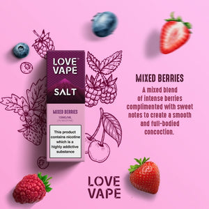Love Vape Nic Salt - Mixed Berries (10ml)