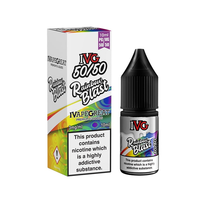 IVG 50:50 Range - Rainbow Blast (10ml)