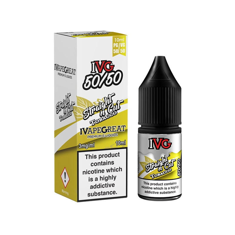 IVG 50:50 Range - Straight n Cut Tobacco