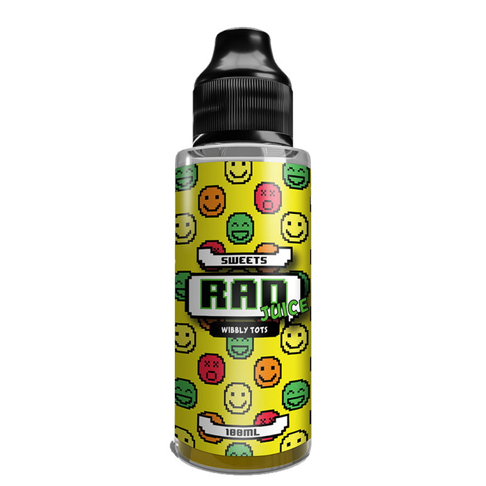 RAD Juice Sweets - Wibbly Tots (100ml Shortfill)