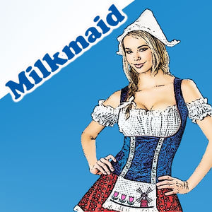 Milkmaid - 100ml bottle of e liquid made in the UK