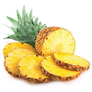  A bottle of Pineapple (Juicy) flavoured eliquid made in the UK